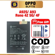 Battery Bateri Compatible For OPPO A92s/ A93 CPH2121/ RENO 4Z 5G/ RENO 4F CPH2065  BLP779  4000mAh