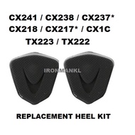 LAKE CYCLING CX241/242/238/237/218/1C & TX322/223 REPLACEMENT HEEL PAD KIT