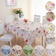 LOOKSHOW 106*152cm Waterproof Oil Proof PVC Table Cloth Cover Home Dining Kitchen Tablecloth Decor U