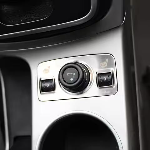 My Good Car Car Cigarette Lighter Decorative Stainless Steel Trim Sticker For Ford Kuga Escape 2013 