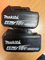 【下標詢價】牧田原正品1840B電池 二手18v4.0安時 原