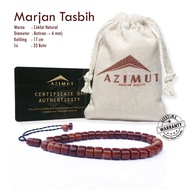 KAYU Premium Quality Health Wooden Bracelet/original Marjan motif tasbih Bracelet Contains 33 Items