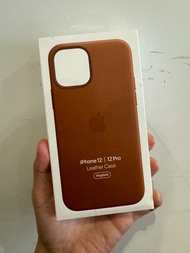 [NEW] iPhone 12 Pro Leather Case (Brown) (Not Official Apple)