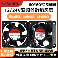 Brand New SUNON PE60252BX/PE60251B2-000C/U-A99 DC24V 6025 Cooling Fan