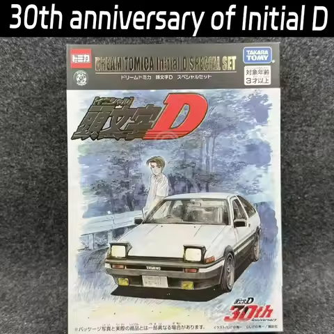 TAKARA TOMY TOMYTEC 1/64 30th Anniversary of Initial D Alloy Motor Vehicle Diecast Models Car Toys C