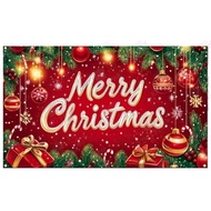 Merry Christmas Poster Cloth Banner