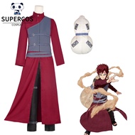 Naruto Gaara Cosplay Costume Set Ninjia Suit Set Carnival Party Outfit