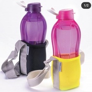 HITAM Pouch eco bottle 2ltr bottle bag 1pc lime/black