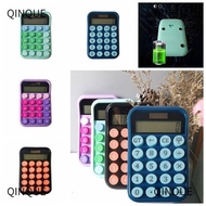 QINJUE Mechanical Keyboard Calculator, 10-digit Small  Calculator,  Learning Accounting Tools ABS Ca