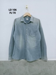 THRIFT KEMEJA DENIM PRIA