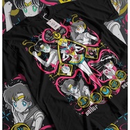 Baju Anime, Baju-T Khas Anime Vintage Uniseks, Baju Manga Anime, Baju Pencinta Anime, Tee Anime Graf