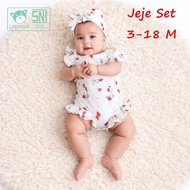 Little Koda Jeje Baby Girl Jumper Set Free Headband 3-18 Months SNI