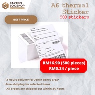 A6 thermal sticker 500 pieces