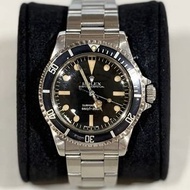 二手ROLEX SUBMARINER 40MM 黑灰圈/黑水鬼, 5513 #6128014, 中古VINTAGE, #勞力士手錶 #香榭站正品