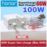 Charger Honor 400 200 X9d(66W/100W)SuperCharge 6A Power Adapter Charger+Type C Cable Mate 60,P60 P50