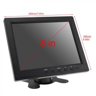 8 Inch HD TFT LCD LED Car Monitor Mini TV Computer 2 Channe