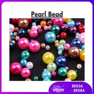 3/4/5/6/8MM ABS IMITATION PEARL BEADS / ROUND BEADS WITH HOLE / DIY ROUND PEARL BEADS FOR JEWELRY MA
