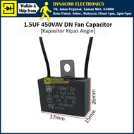 1.5UF 450VAV DN Fan Capacitor [Kapasitor Kipas Angin]