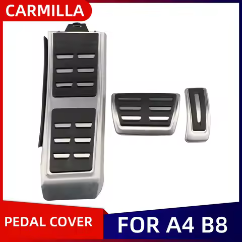 Gas Fuel Footrest Pedals Fit For Audi A1 A4 A6 Q5 8X GB B6 B8 C6 C7 C8 8R 80A Accelerator Brake No D