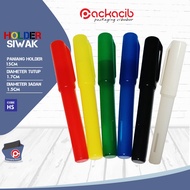 [Limited] Embossed Colored Siwak Holder Siwaknatural | Empty Holder | Siwak Storage Container