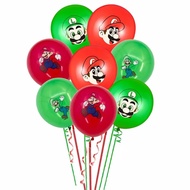 New Style Game Super Mario 12-Inch Latex Balloon Children's Party Venue Background Decoration Supplies