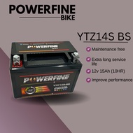 YTZ14S-BS YTZ14S YTZ14 YPOWERFINE BATTERY YAMAHA BOLT XV950 VMAX 1700 /HONDA CB1100 VFR1200 / BMW RC