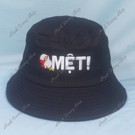 Fashionable bucket hat, youthful style, head size 57-58cm at Hanh Duong Shop