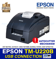 EPSON TM-U220B (AUTO CUT) Dot Matrix POS Printer (USB INTERFACE) EPSON PH UNIT