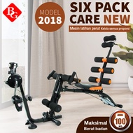 HTD Sport Six Pack Care sit up bench Station Multifungsi Alat Fitnes 2018 Black