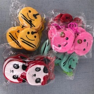 3Pcs/Lot , Gift Small Key Hook Pendant Plush Coin Bag , Bees, Pandas, Frogs, Rabbits, Elephants, Fox