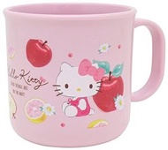 Sanrio Hello Kitty - 日本製Hello KittyAg+ 抗菌 (Fruit pattern with apple) 杯 Hello Kitty 水杯兒童安全 200ml 平行進口