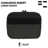 Ferro Concepts - Kangaroo Insert - Large Pocket (ฺBlack) กระเป๋าจิงโจ้ ติดเวส สีดำ 9.25 x 7 x 2นิ้ว