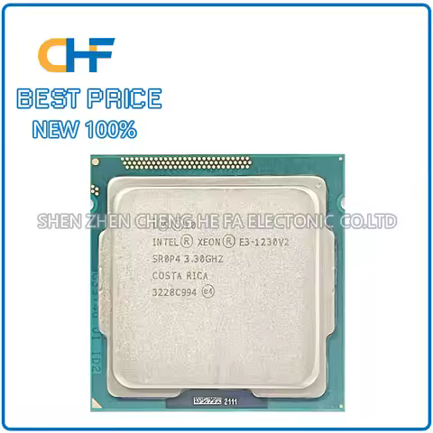 Intel Xeon E3 1230V2 quad core eight thread 3.3GHz LGA1155 CPU processor E3-1230V2