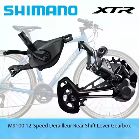 SHIMANO XTR M9100 1x12v Groupset Mountain Bike RD Rear Derailleur SGS 12 Speed M9100 Shifter Origina
