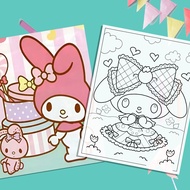 Combo of 50 My Melody Coloring Papers - Set of 50 Coloring Pages Size A4,A5 M115