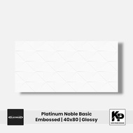 Keramik PLATINUM CERAMICS Noble Basic Embossed 40x80 Cm