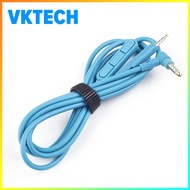 [Vktech]Audio Extension Cable 3.5mm To 2.5mm with in Line Mic Volume Control Extension Wire Headphon