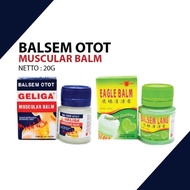 EAGLE BALM/GELIGA/MISULAR BALM/BALSEM OTOT/20g eagle balm/