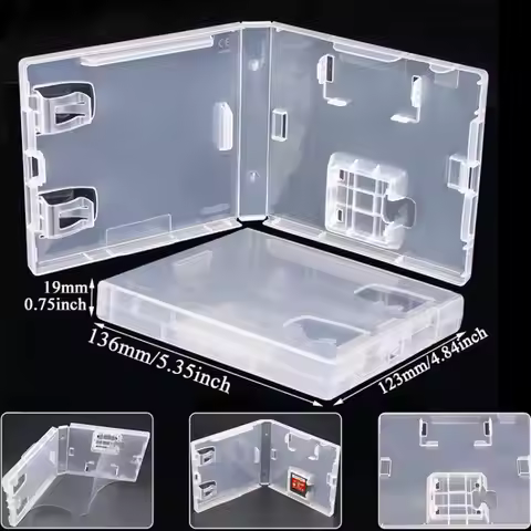 Clear Plastic Game Card Storage Box Shell Protective Organizer Case for Nintend-o Switch NDS NDSL ND