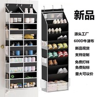 Behind Door Storage Bag Sundries Shoe Bag Fabric Arrangement Wall-Mounted Storage Oxford Cloth Cross