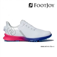 รองเท้ากอล์ฟ ผู้ชาย Footjoy Fuel Sport 55459 Extra Wide BOA Waterproof White Pink Blue