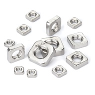 10-50pcs DIN562 THIN Nut M3 M4 M5 M6 M8 A2 STAINLESS STEEL SQUARE THIN NUTS
