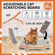 CATTO Adjustable Cat Scratching Board Cat Pad Cat Tree Scratcher Cat Scratcher Pet Cat Scratching Vertical Mat Cardboard