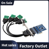 1 Piece PCI Expansion 4 Ports RS422 RS485 Expansion Card PCI-E to -422 -485 Multi-Serial Card Indust