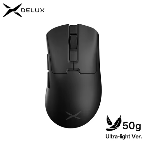 Delux M900PRO Ultra-light Version Wireless Gaming Mouse Ergonomic 1K/8K Polling Rate 50g PAW3395 for