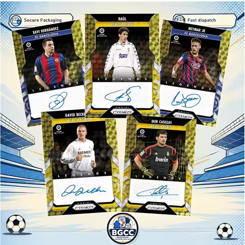 DIY Panini Homemade Football Collection Card FIFA World Cup Neymar David Beckham Mbappe Enzo Fernand