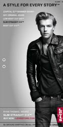 【700美金現貨M號】美國LEVIS 大E Leather Jacket M-65 仿舊水洗牛皮 翻領 騎士皮衣重機夾克