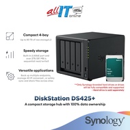 Synology DS425+ 4 Bay DiskStation Nas Storage | DS423+ NAS DiskStation 4-Bays NAS Storage