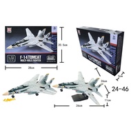 1/72 F-14 Tomcat Fighter Model Kit, Xujia DIY Collectible Assembly Model for Boy Kids