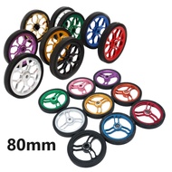 Aceoffix 80mm Easy Wheels for Trifold Folding Bikes